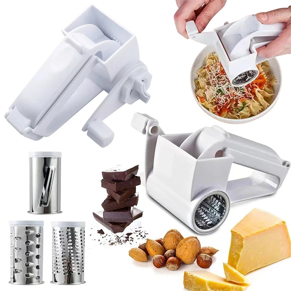 TwistGrate™  2-Drum Stainless Steel Grater