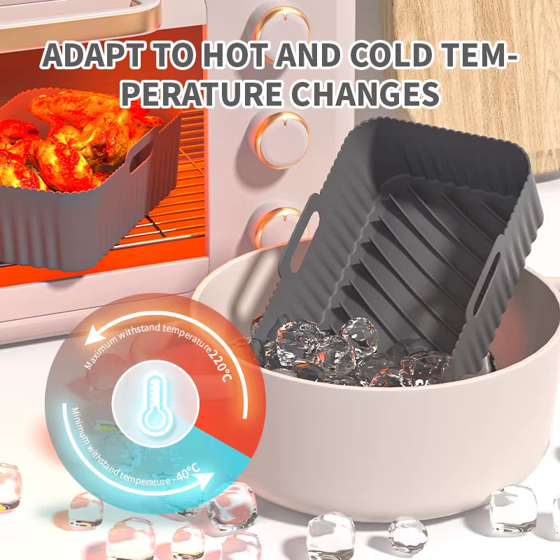 HeatForm™ – Non-Stick Silicone Air Fryer Basket