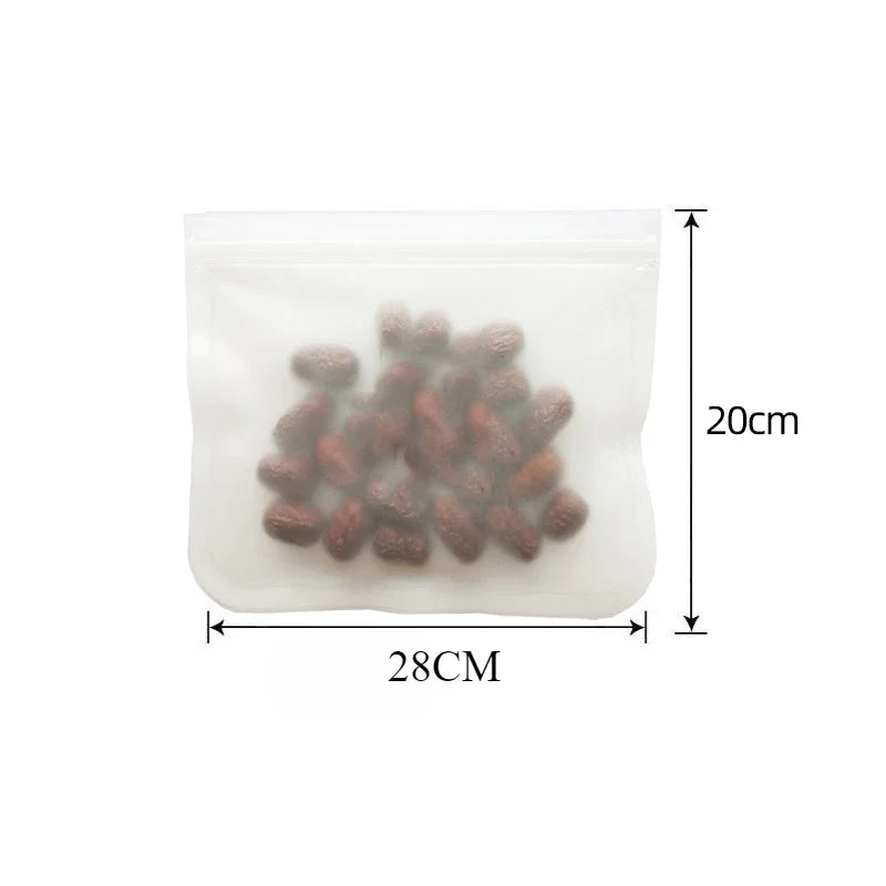 ZipLock™ 3-Piece Silicone Food Storage Bags
