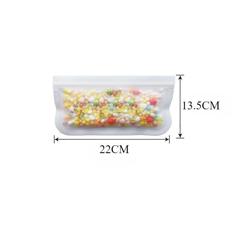 ZipLock™ 3-Piece Silicone Food Storage Bags