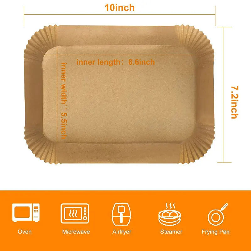 BakeMat™ – Nonstick Air Fryer Paper Liners